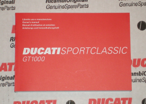 Handbok / Manual GT 1000 Sport Classic