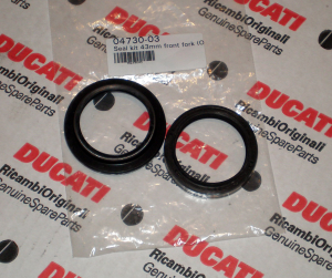 Packbox kit 43mm Öhlins framgaffelben, Ducati