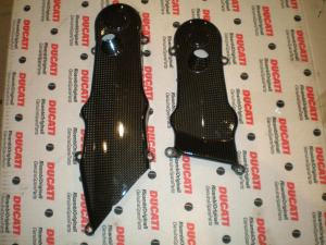 Kolfiber kamremskåpor Ducati. Typ 96430703A