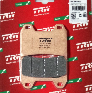 Bromsbelägg fram, Ducati, TRW MCB-683 SV