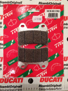 Brake pads front, hypersport, TRW MCB683CRQ
