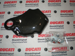 Ducati Performance carbon wet clutch case cover. 969940AAA