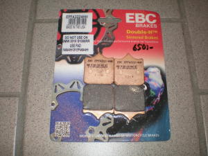 Brake pads front, EBC EPFA322/4HH