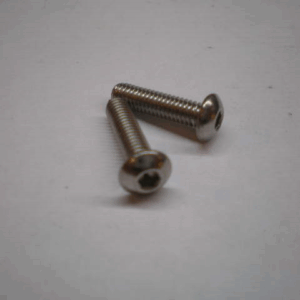 Rostfri M4 insex med kuller skalle. 2st. Ducati