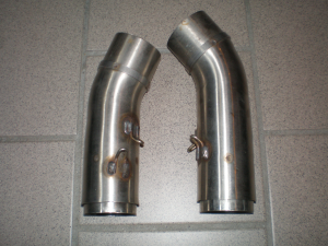 Ducati link pipes long Termignoni 848, 1098, 1198.