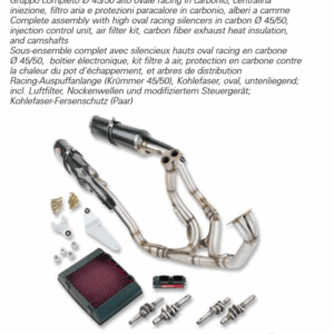 Ducati Monster S4 Högt Termignoni Kolfiber Corse Kit. 96413700B