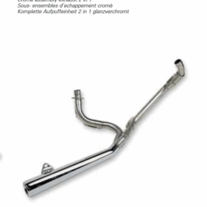 Ducati Monster 2 in 1 crome exhaust assembly. 96002999C