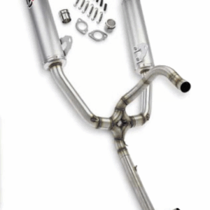 Ducati Monster 900. Termignoni lågt Helsystem runda Titan ljuddämpare. 960008AAA.