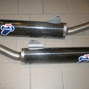 Ducati Monster S4 50mm Foggy Low Termignoni carbonfiber slip-on kit. 96012400B.