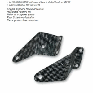 Ducati Monster carbon headlight mounts. 96912499C
