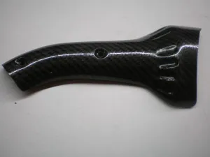 Värmeskydd Ducati Monster slip-on ljuddämpare, Hög Termignoni. Vänster 969211AAA