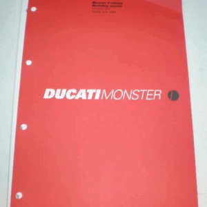 Verkstadshandbok Ducati Monster 900, 1999. 91470121B