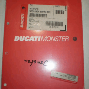 Verkstadshandbok Ducati Monster 900ie, 2002. 91470121Q