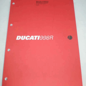 Begagnad verkstadshandbok Ducati Superbike 998 R. 91470401A