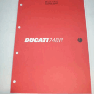 Begagnad verkstadshandbok Ducati Superbike 748 R. 91470261H