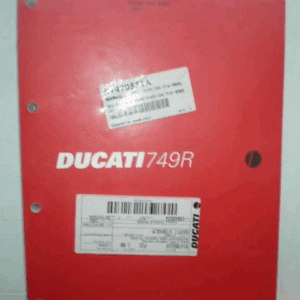 Verkstadshandbok Ducati 749R. 91470551A