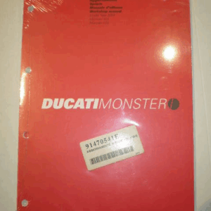 Uppdatering verkstadshandbok Ducati Monster 400, 620. 91470541E