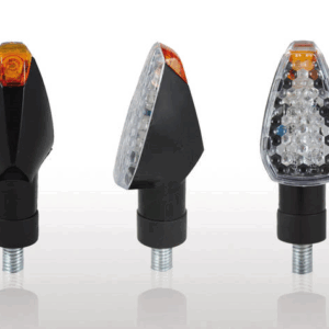 1par svarta LED miniblinkers