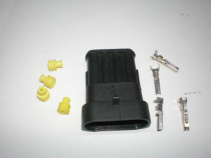 AMP kontakt hona, 4-polig.