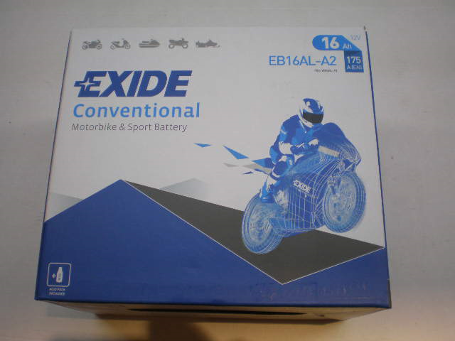 EXIDE batteri EB16AL-A2, Ducati - Bild 3