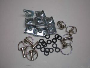 Dzus, snabbfästen, snabblås kit. 8st