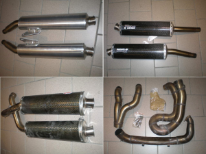 Begagnade avgassystem, slip-on till Ducati.