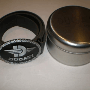 Läderbälte Ducati med spänne Logo Chain