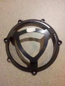 Clutch cover open, Ducati